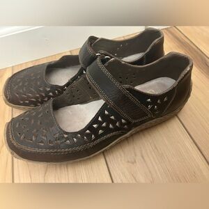 Rieker Shoes Anti-Stress Mary Jane Laser Cut